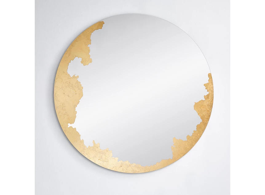 Spiegel Ornato Round L 2909.311 rond goud Deknudt Mirrors
