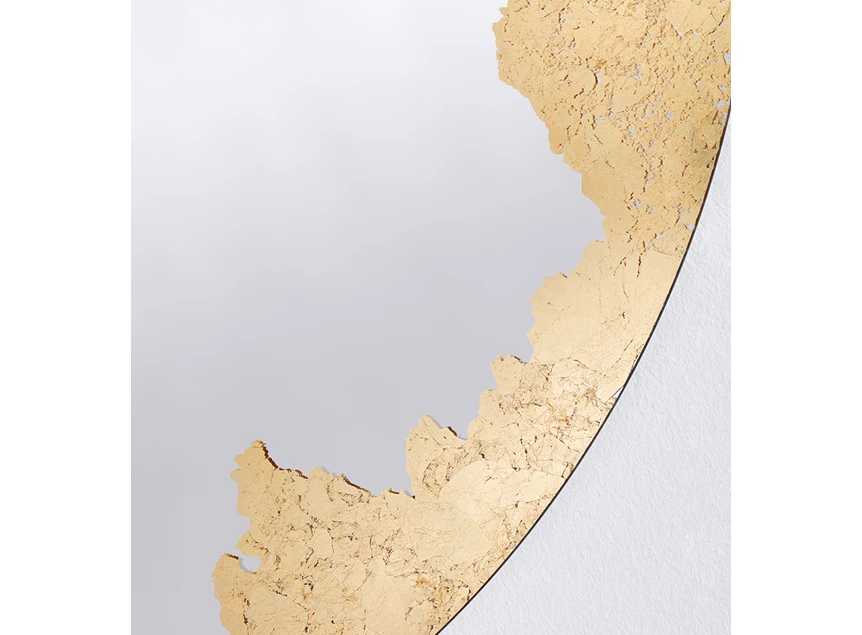 Onderkant Spiegel Ornato Round L 2909.311 rond goud Deknudt Mirrors