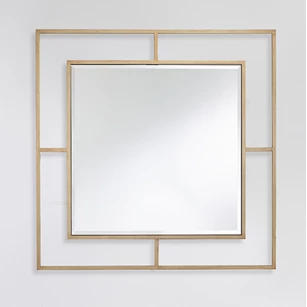 Spiegel Nico Bronze Square 8109.BSB vierkant brons Deknudt Mirrors
