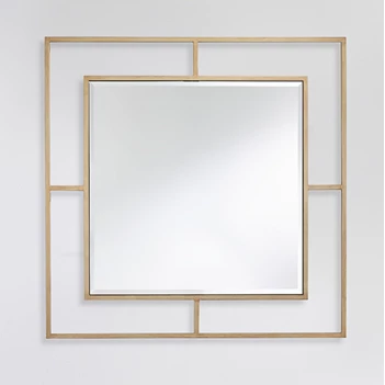 Spiegel Nico Bronze Square 8109.BSB vierkant brons Deknudt Mirrors