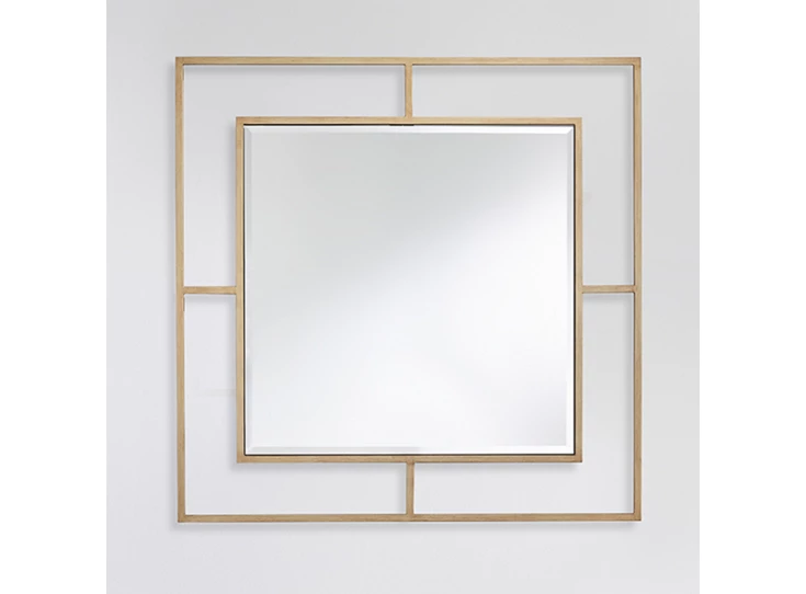 Spiegel Nico Bronze Square 8109.BSB vierkant brons Deknudt Mirrors