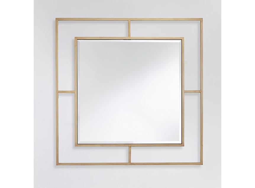 Spiegel Nico Bronze Square 8109.BSB vierkant brons Deknudt Mirrors