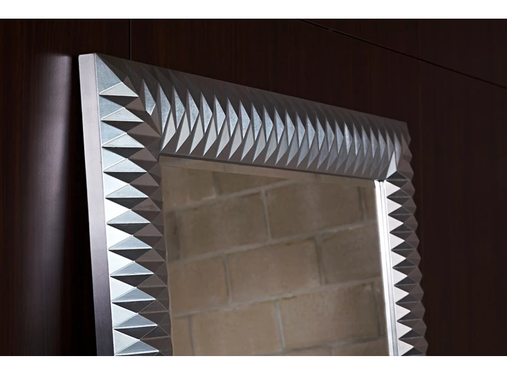 Bovenkant Spiegel Nico L Silver 2758.262 rechthoekig zilver Deknudt Mirrors