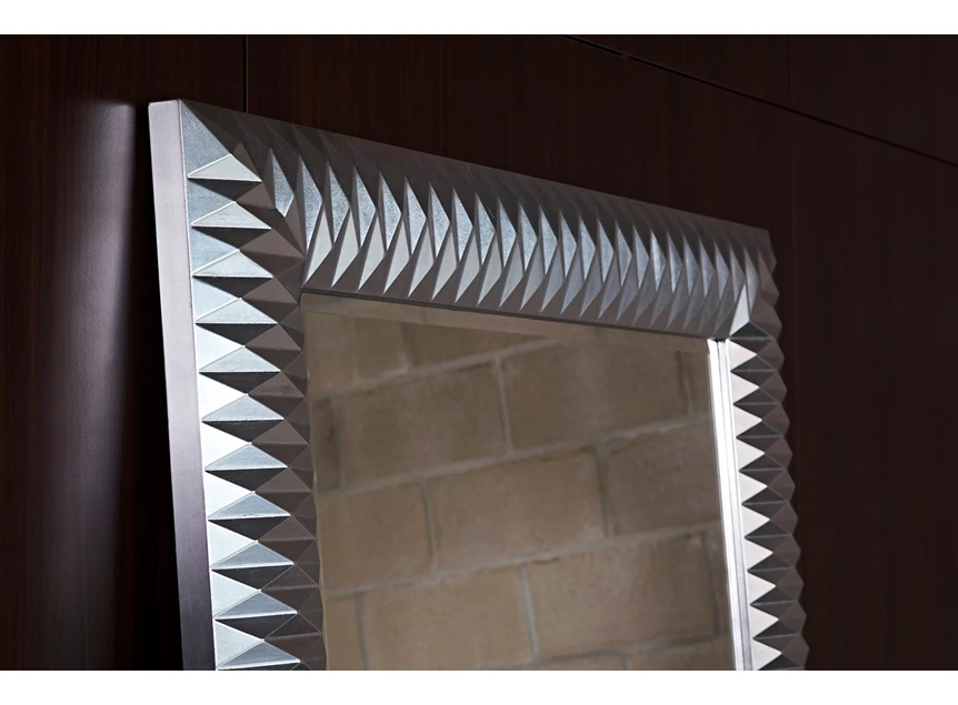 Bovenkant Spiegel Nico L Silver 2758.262 rechthoekig zilver Deknudt Mirrors