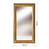 Afmetingen Spiegel Nick L Gold 2758.212 rechthoekig goud Deknudt Mirrors
