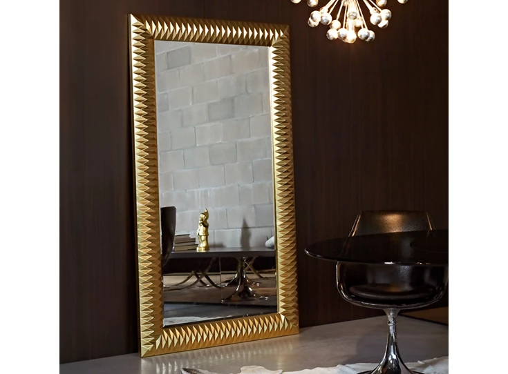 Sfeerfoto Spiegel Nick L Gold 2758.212 rechthoekig goud Deknudt Mirrors