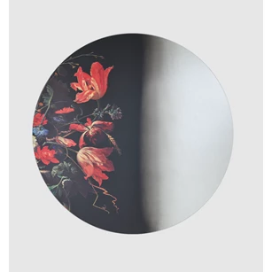 Spiegel Museo 2879.281 rond bloemen kunst Deknudt Mirrors