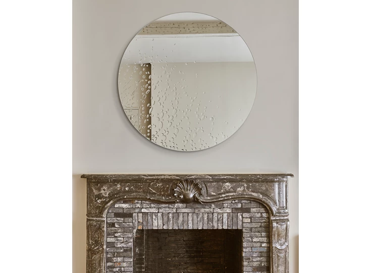 Sfeerfoto Spiegel Matin 2908.301 rond handwerk Deknudt Mirrors