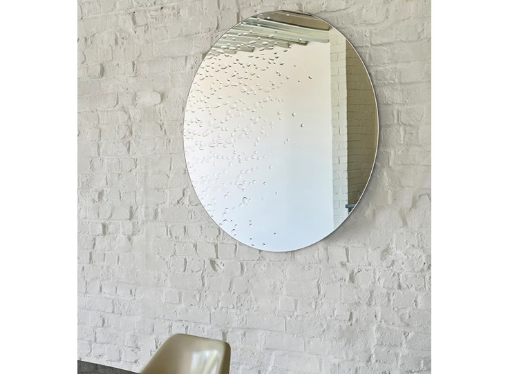 Zijkant Spiegel Matin 2908.301 rond handwerk Deknudt Mirrors