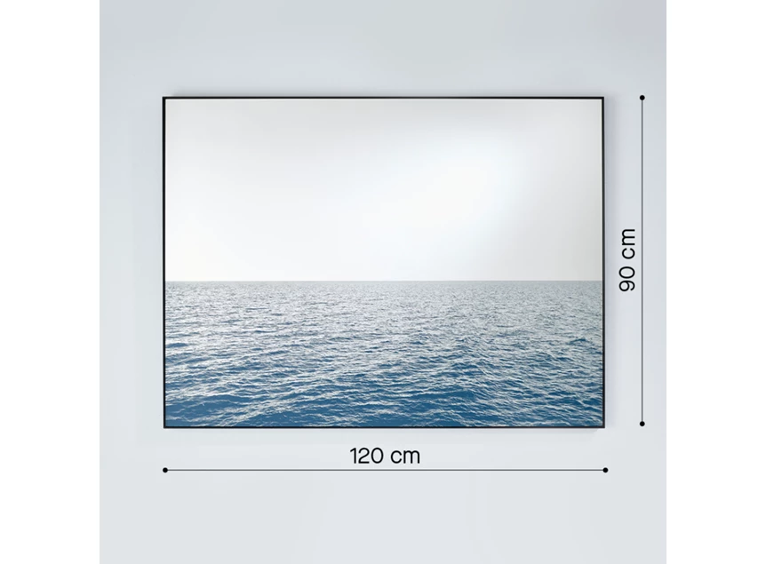 Afmetingen Spiegel Maro 2896.281 rechthoekig kunstwerk zee Deknudt Mirrors