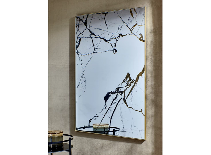 Zijkant Spiegel Marble 2829.231 marmerlook Deknudt Mirrors