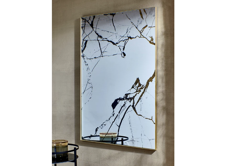 Zijkant Spiegel Marble 2829.231 marmerlook Deknudt Mirrors