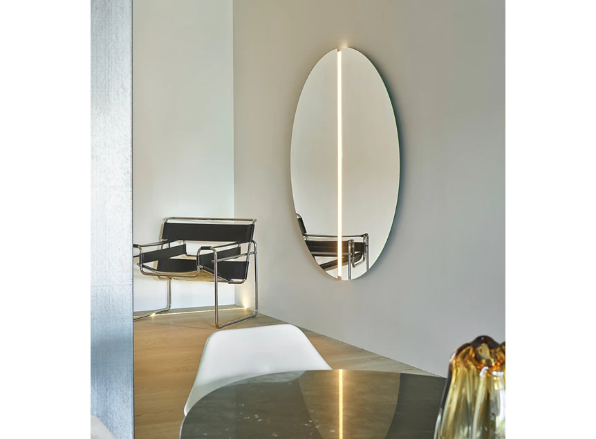 Sfeerfoto Spiegel Luna Light Round M 2869.390 rond Deknudt Mirrors