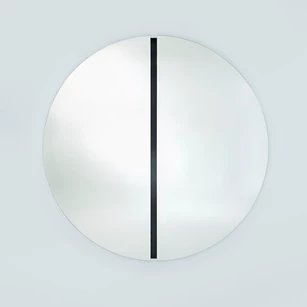Spiegel Luna Black Round M 2869.350 rond Deknudt Mirrors