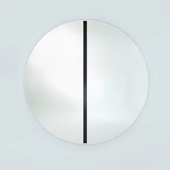 Spiegel Luna Black Round M 2869.350 rond Deknudt Mirrors