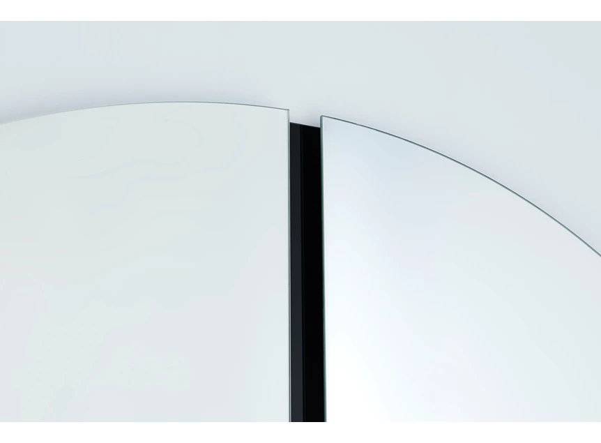 Detail Spiegel Luna Black Round M 2869.350 rond Deknudt Mirrors