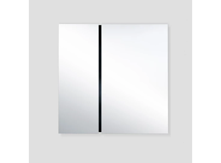 Spiegel Luna Black Rect M 2869.250 vierkant Deknudt Mirrors