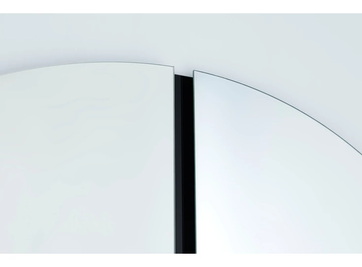 Detail Spiegel Luna Black Rect M 2869.250 vierkant Deknudt Mirrors