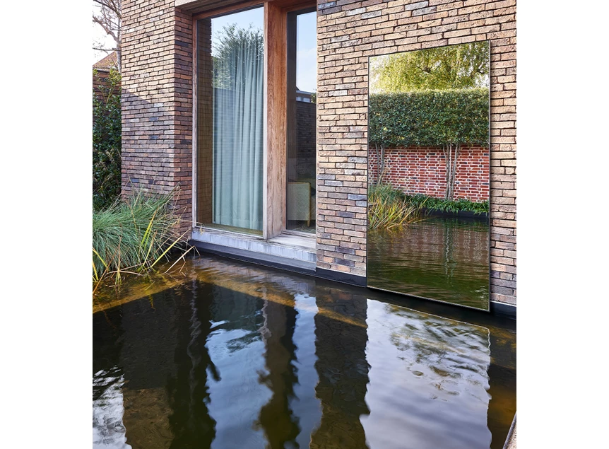 Vijver Spiegel Lucka Outdoor Black XL 2900.451 rechthoekig Deknudt Mirrors