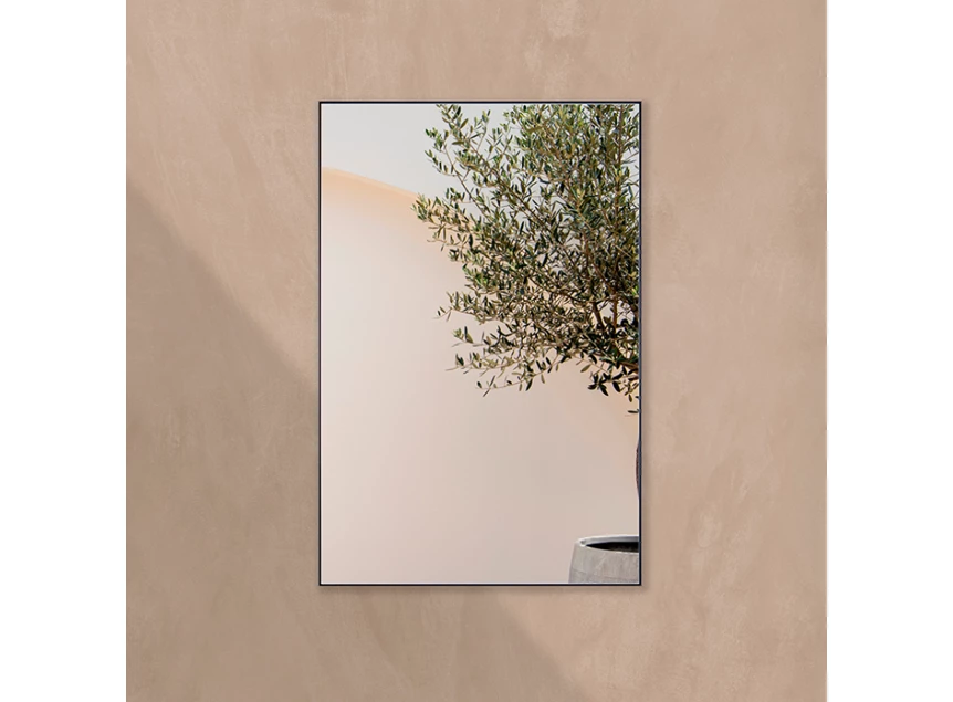 Spiegel Lucka Outdoor Black Rect 2900.251 rechthoekig Deknudt Mirrors