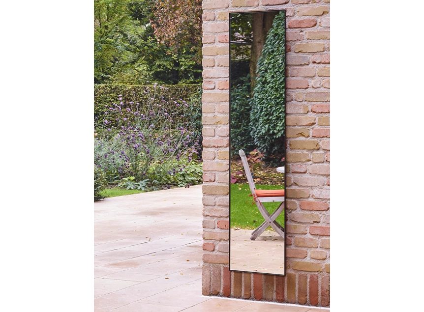 Hangend Spiegel Lucka Outdoor Black Hall 2900.351 rechthoekig Deknudt Mirrors