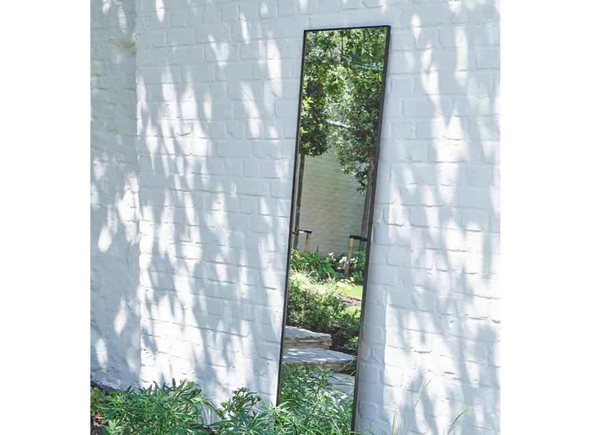 Staand Spiegel Lucka Outdoor Black Hall 2900.351 rechthoekig Deknudt Mirrors