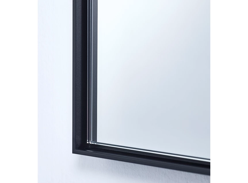 Kader Spiegel Lucka Black XL 2795.451 rechthoekig zwart Deknudt Mirrors