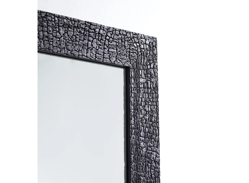 Detail Spiegel Kyo XL 2867.451 hout rechthoekig Deknudt Mirrors