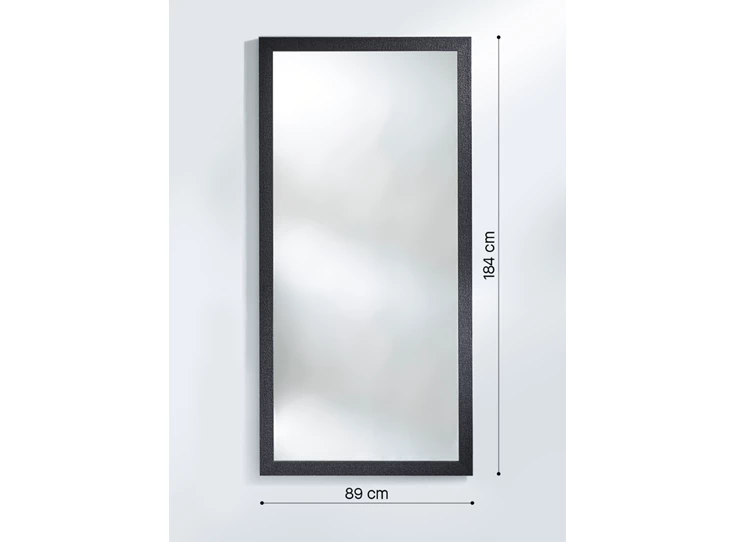 Afmetingen Spiegel Kyo XL 2867.451 hout rechthoekig Deknudt Mirrors