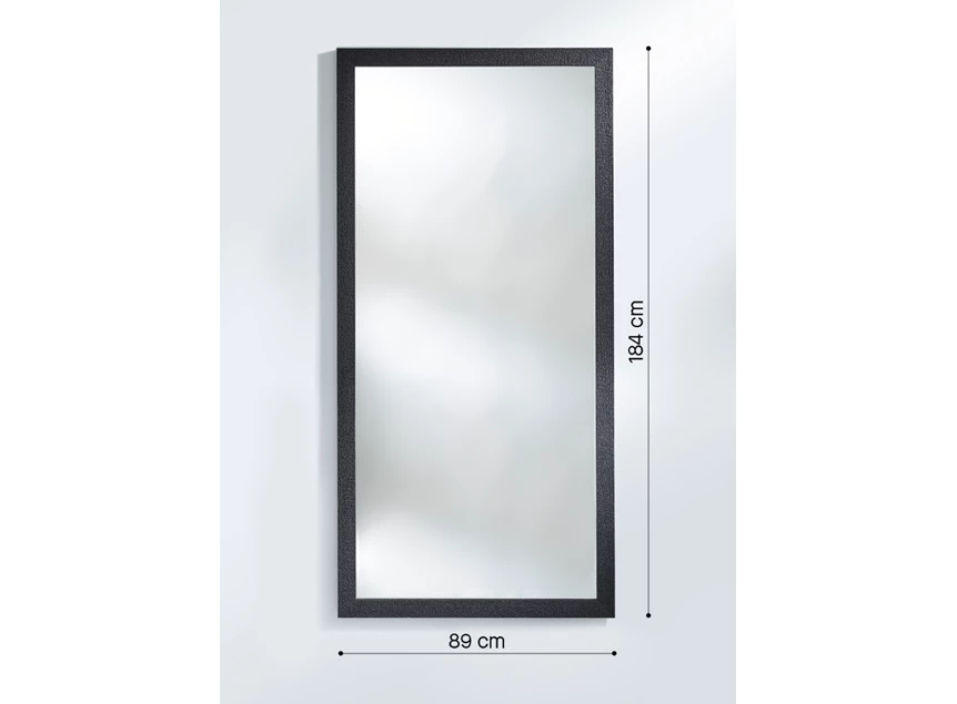 Afmetingen Spiegel Kyo XL 2867.451 hout rechthoekig Deknudt Mirrors