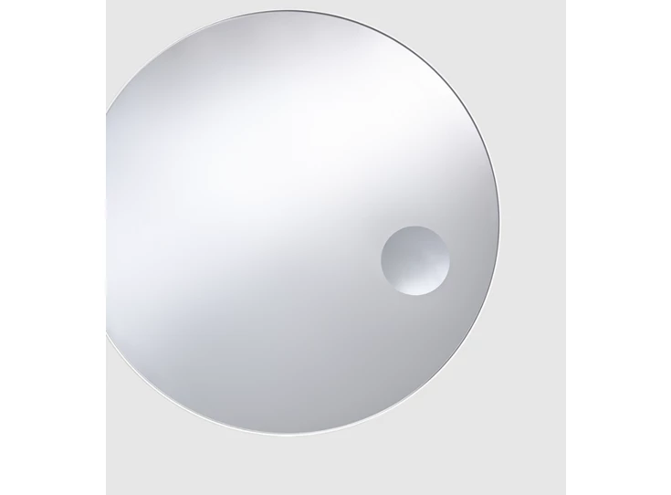 Spiegel Hoop Zoom White M 2881.278 rond Deknudt Mirrors
