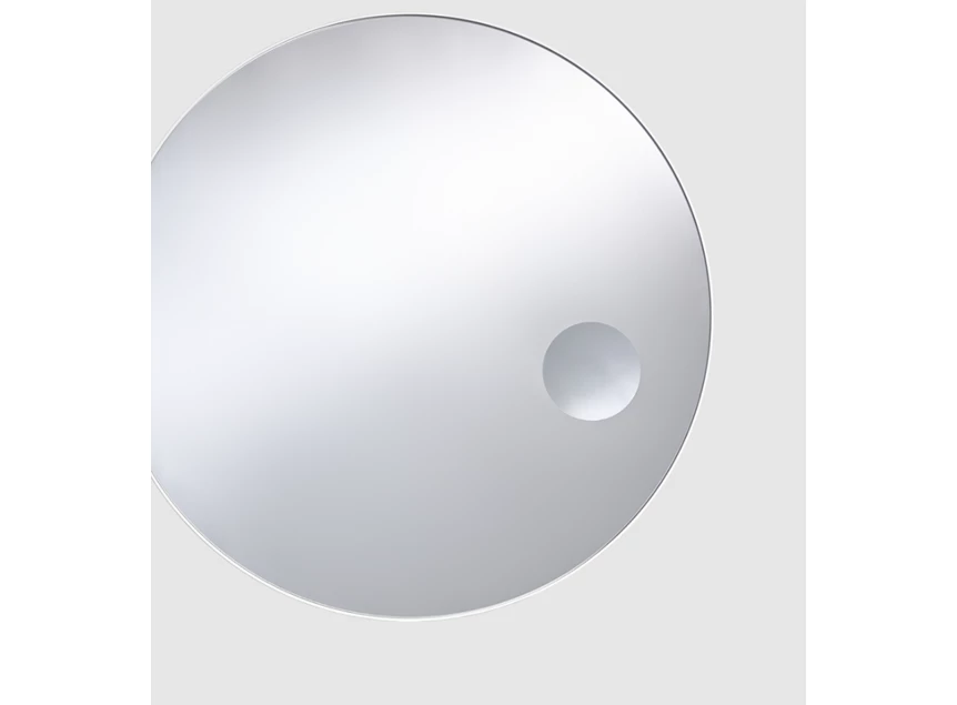 Spiegel Hoop Zoom White M 2881.278 rond Deknudt Mirrors