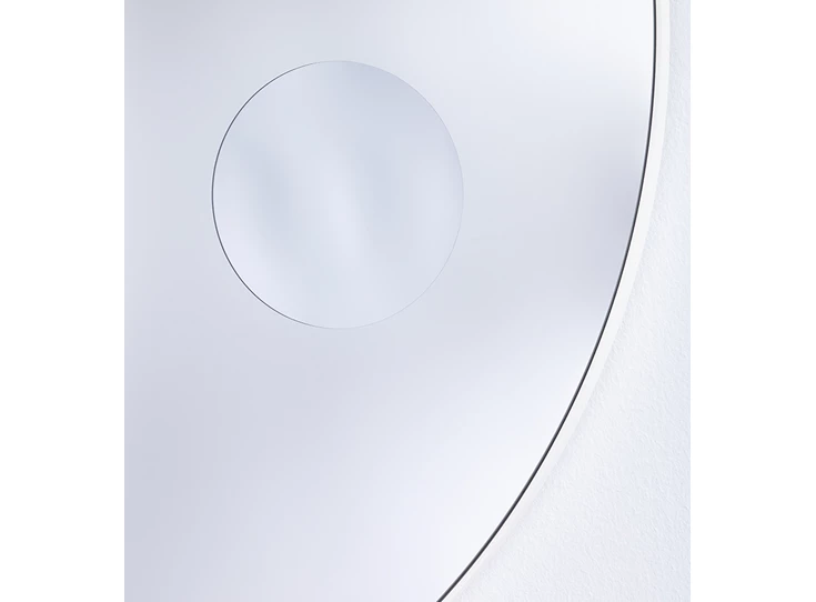 Detail Spiegel Hoop Zoom White M 2881.278 rond Deknudt Mirrors