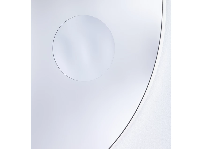 Detail Spiegel Hoop Zoom White M 2881.278 rond Deknudt Mirrors