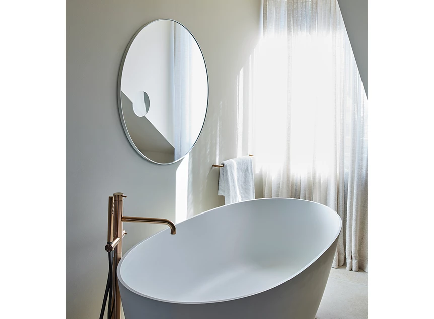 Sfeerfoto Spiegel Hoop Zoom White M 2881.278 rond Deknudt Mirrors
