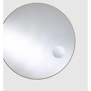 Spiegel Hoop Zoom Bronze M 2881.218 rond Deknudt Mirrors