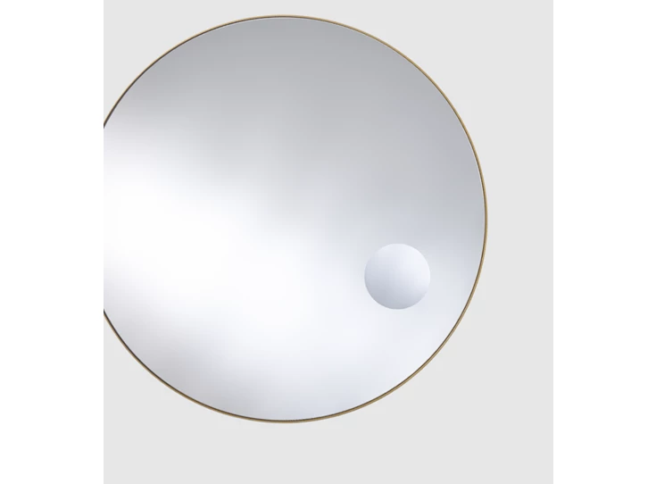 Spiegel Hoop Zoom Bronze M 2881.218 rond Deknudt Mirrors