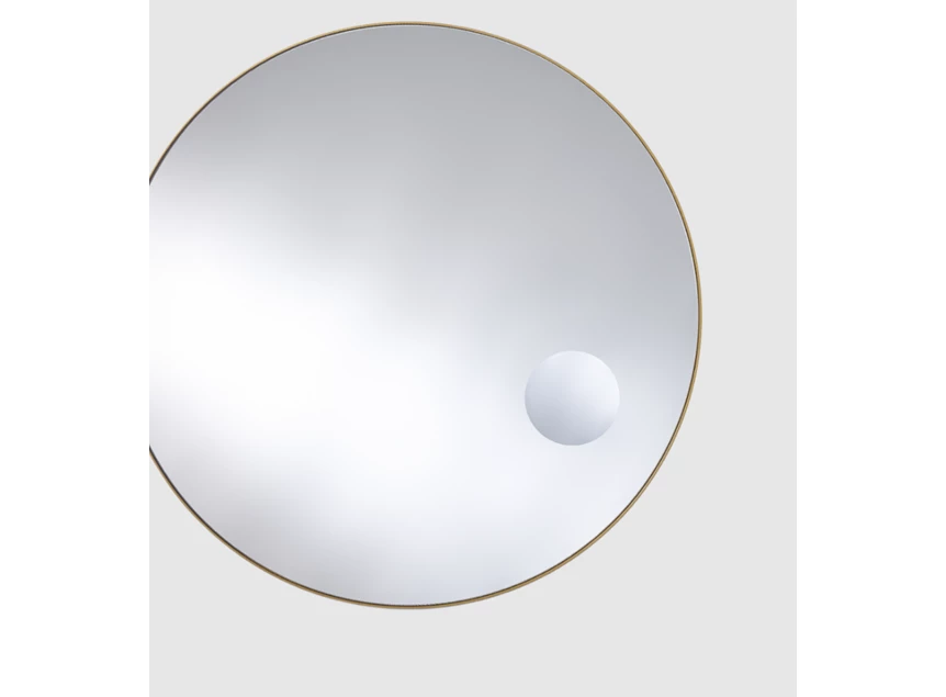 Spiegel Hoop Zoom Bronze M 2881.218 rond Deknudt Mirrors