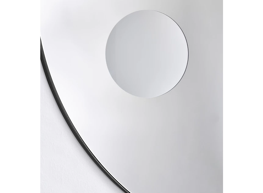 Detail Spiegel Hoop Zoom Black M 2881.258 rond Deknudt Mirrors
