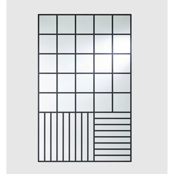 Spiegel Grid Black 2885.351 rechthoekig Deknudt Mirrors