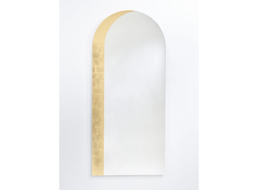 Spiegel Gallery 2928.411 afgerond goud Deknudt Mirrors