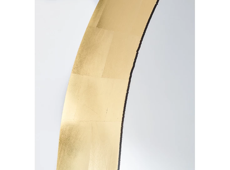 Detail Spiegel Gallery 2928.411 afgerond goud Deknudt Mirrors