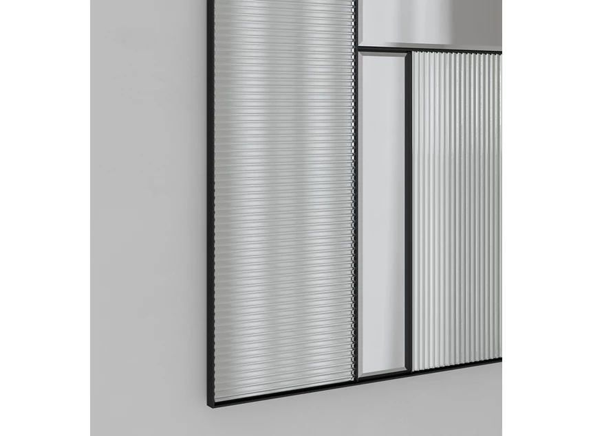 Detail Spiegel Finestra Flutes XL 2878.402 rechthoekig Deknudt Mirrors