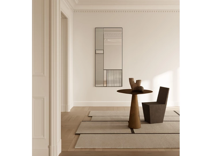 Sfeerfoto Spiegel Finestra Flutes XL 2878.402 rechthoekig Deknudt Mirrors