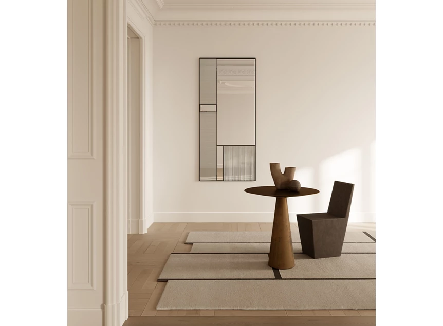 Sfeerfoto Spiegel Finestra Flutes XL 2878.402 rechthoekig Deknudt Mirrors