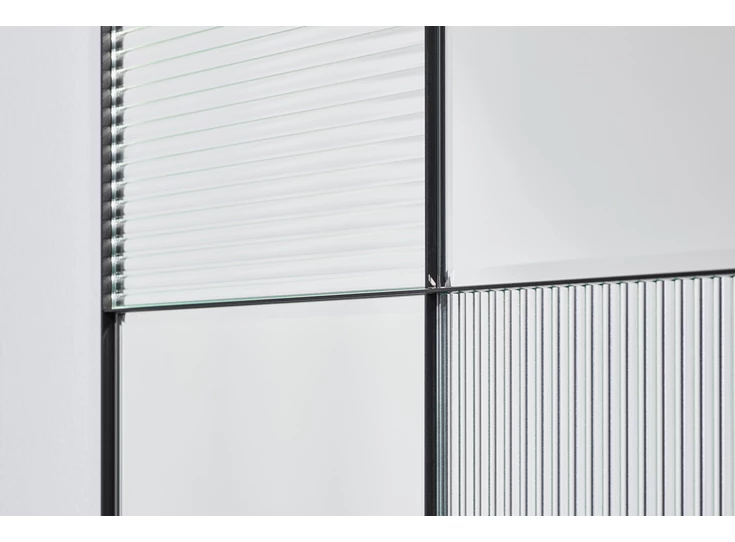 Zijde Spiegel Finestra Flutes Rect 2878.202 rechthoekig Deknudt Mirrors