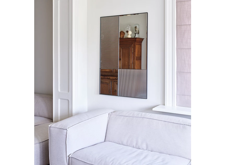 Sfeerfoto Spiegel Finestra Flutes Rect 2878.202 rechthoekig Deknudt Mirrors
