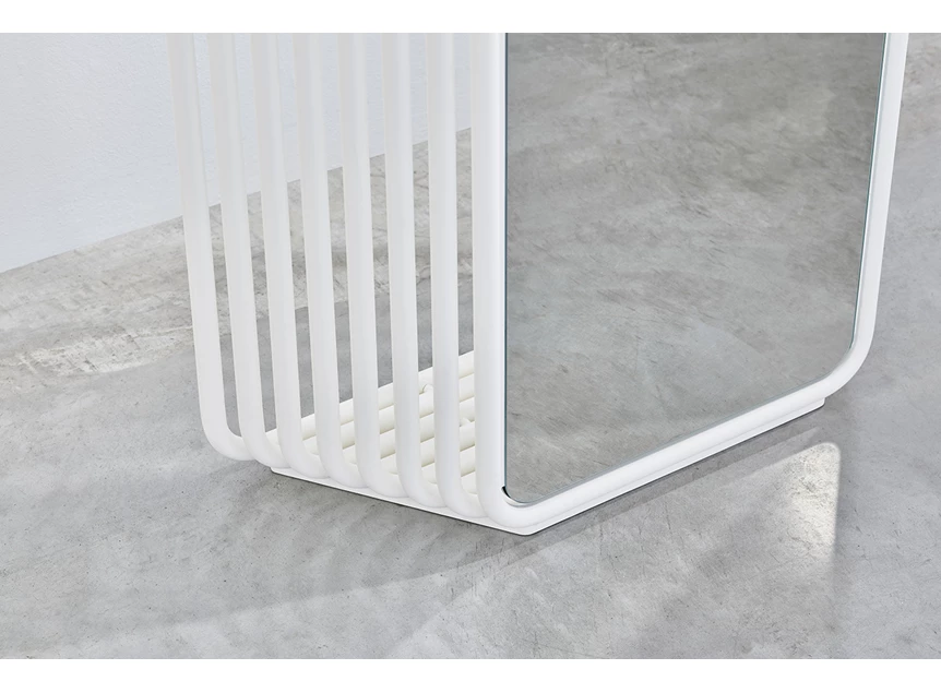 Onderkant Spiegel Echo White 2907.470 vrijstaand Deknudt Mirrors