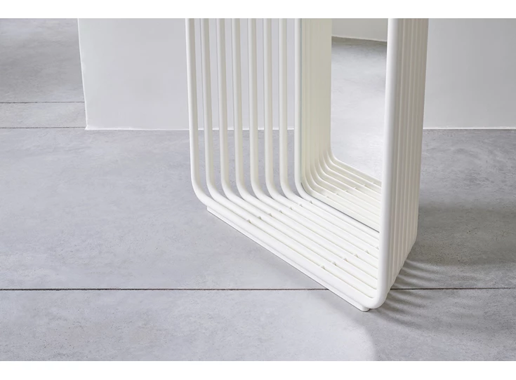 Onderkant gedraaid Spiegel Echo White 2907.470 vrijstaand Deknudt Mirrors