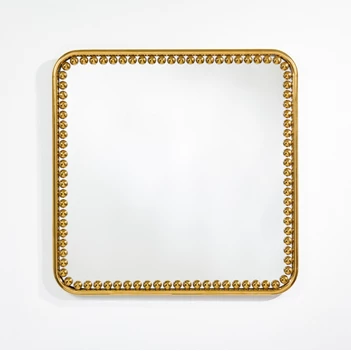 Spiegel Diva Square 8111.BFN vierkant goud Deknudt Mirrors